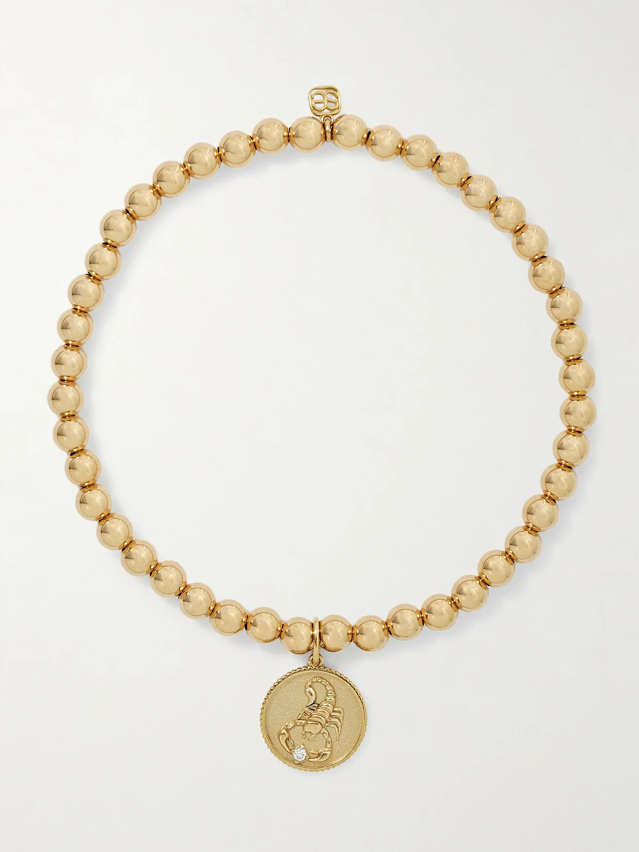 Scorpio 14-karat Gold Diamond Bracelet - 1