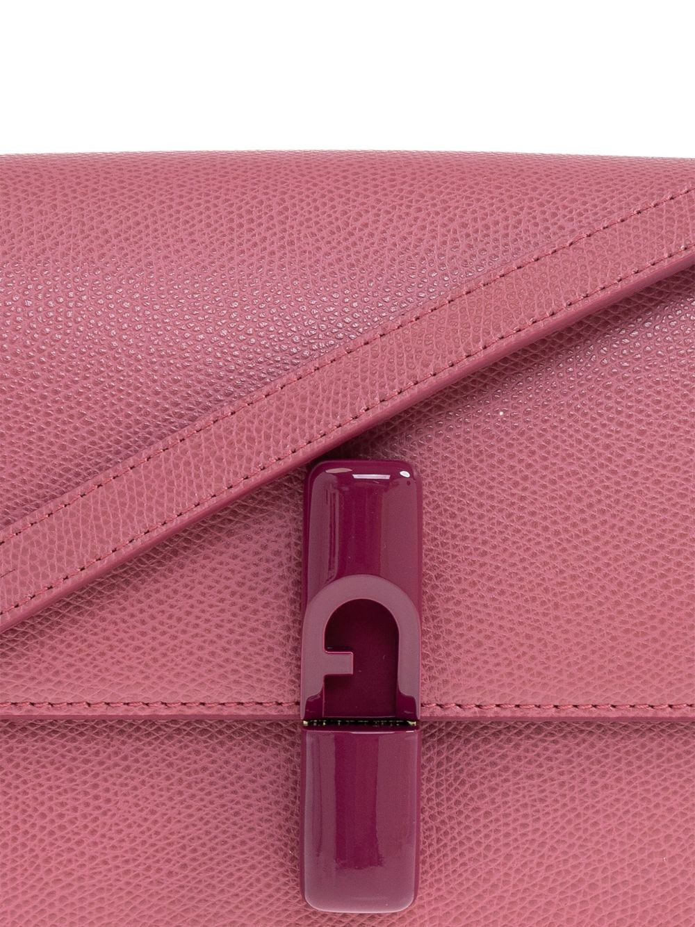 leather flap-closure shoulder bag - 5