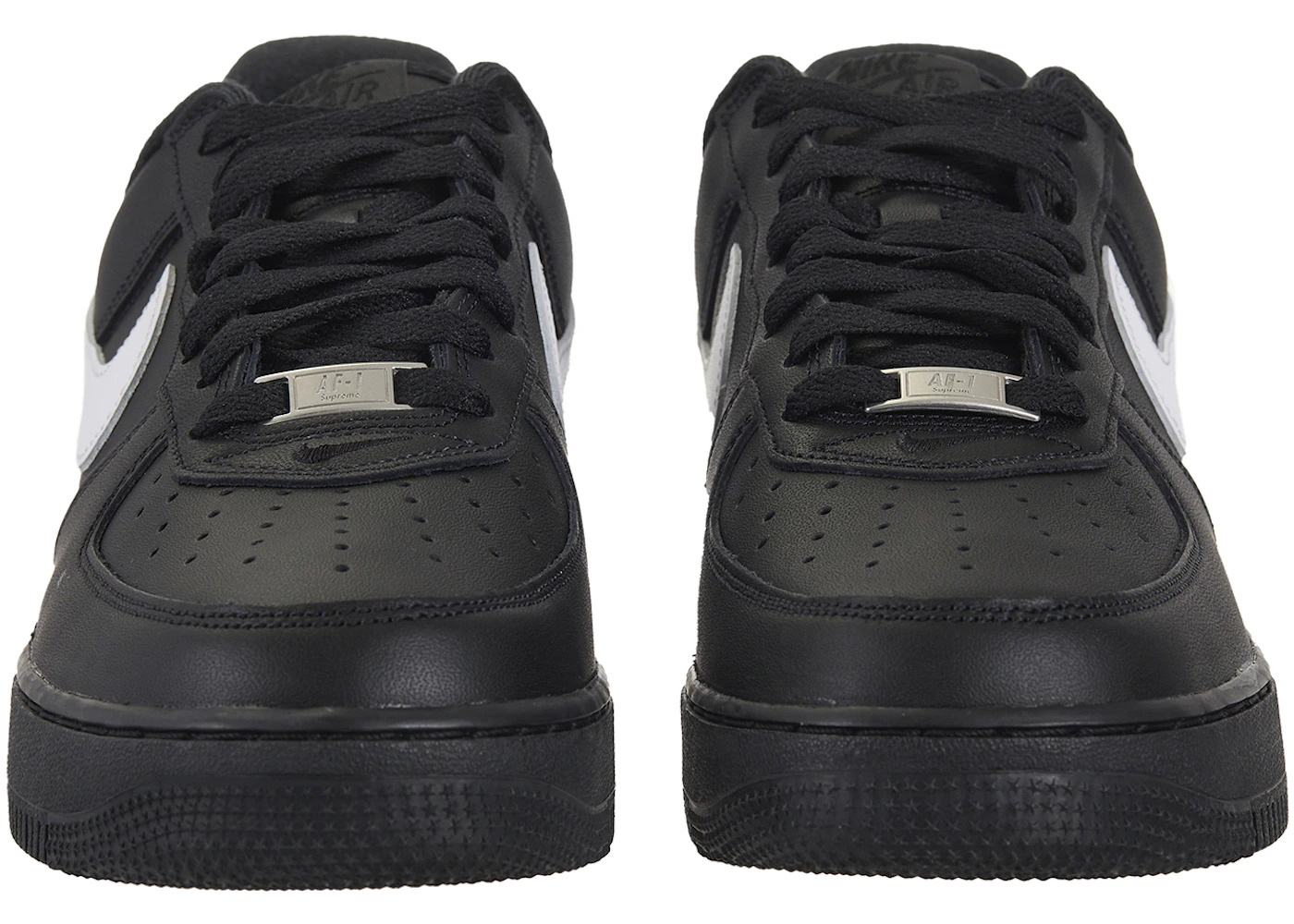 Nike Air Force 1 Low Supreme Black White - 3
