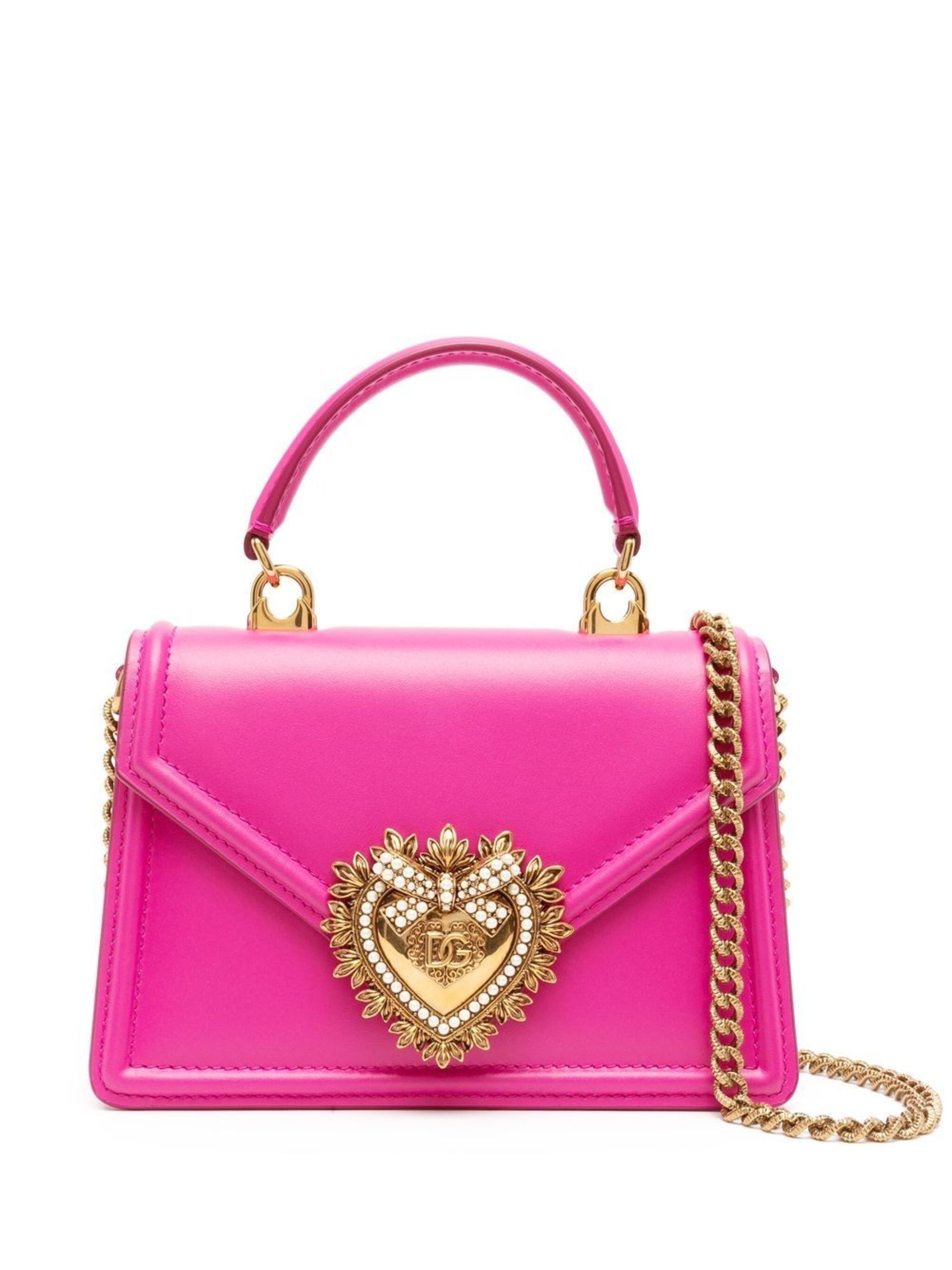 Pink Devotion Small Leather Top-Handle Bag - 1