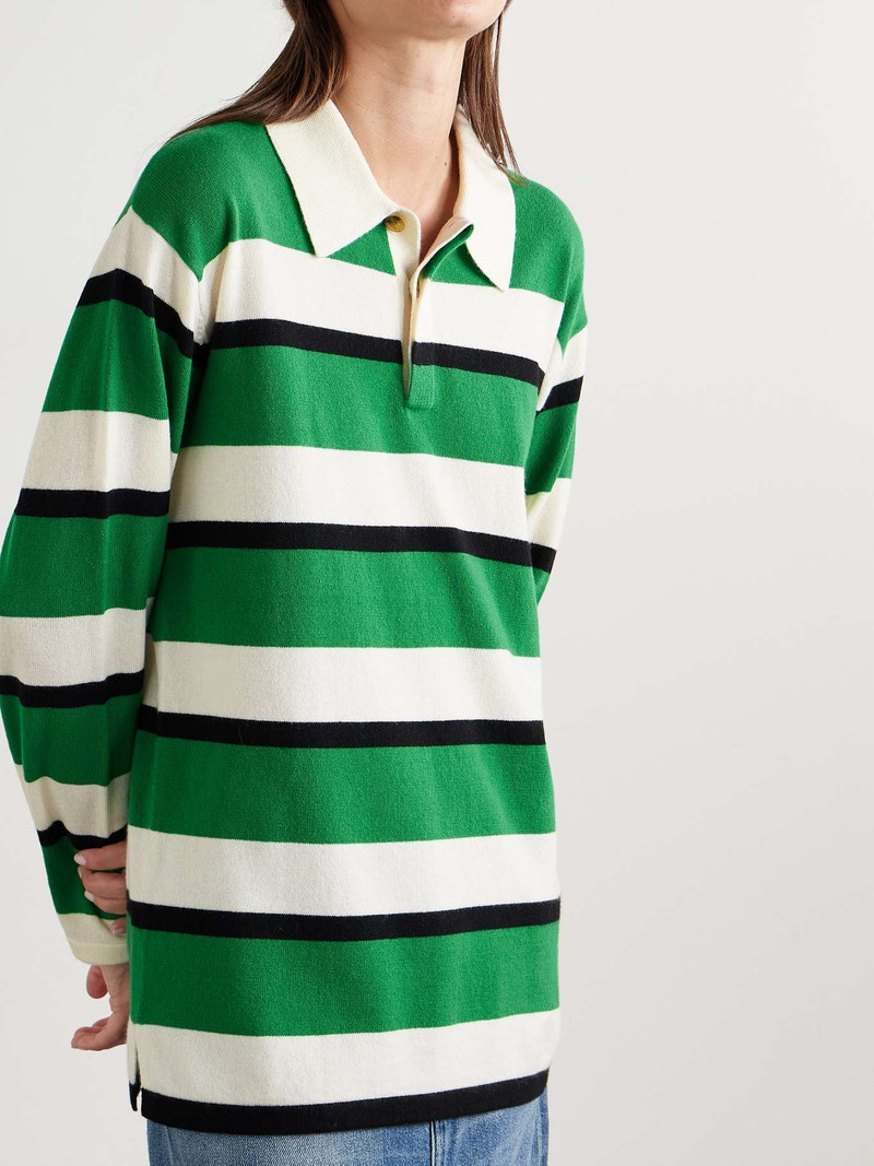 Oversized striped cashmere sweater 3