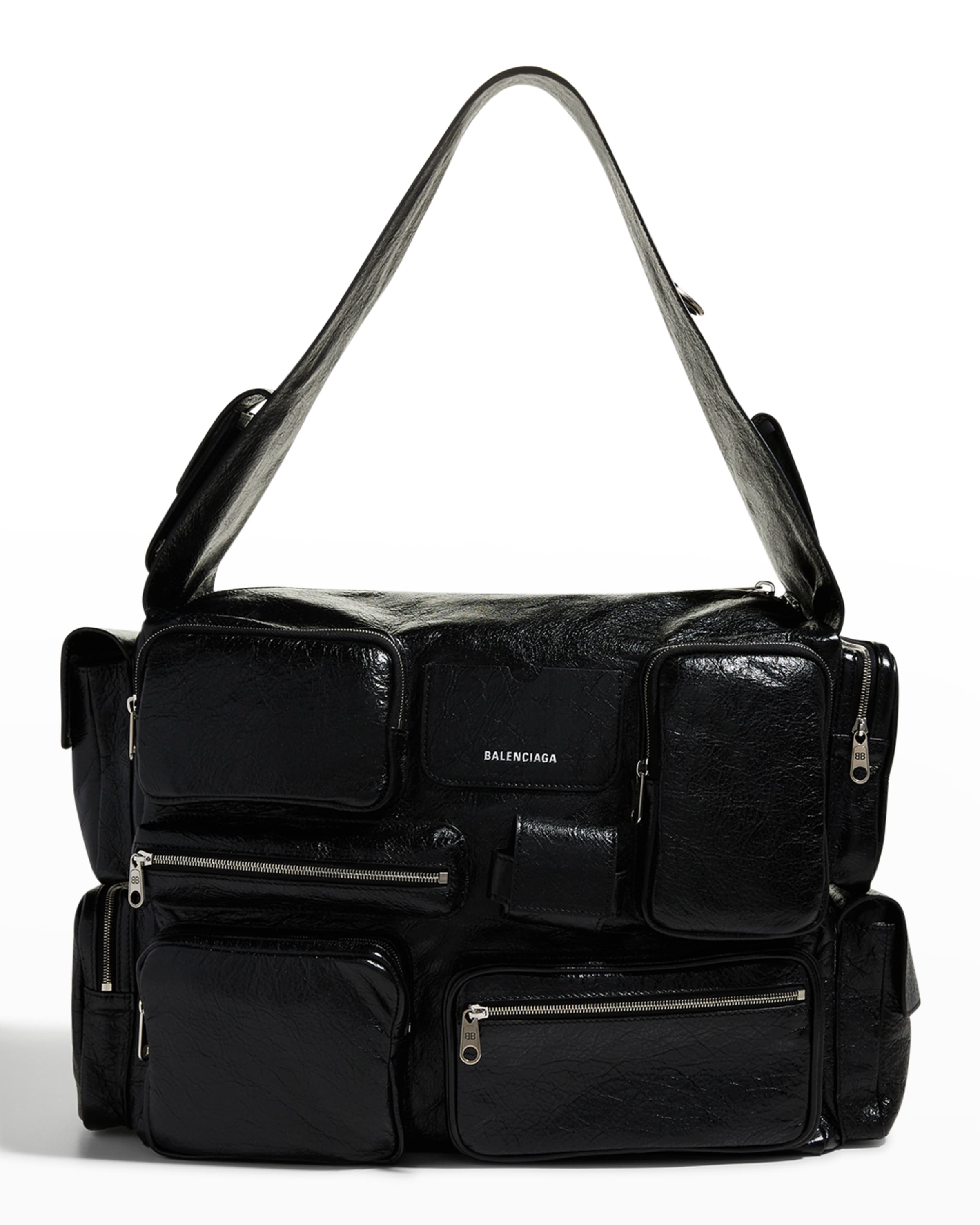 【24AW NEW】BALENCIAGA_men / SUPERBUSY SMALL スリングバッグ Men's Superbusy Small Sling Bag in Black | Balenciaga US