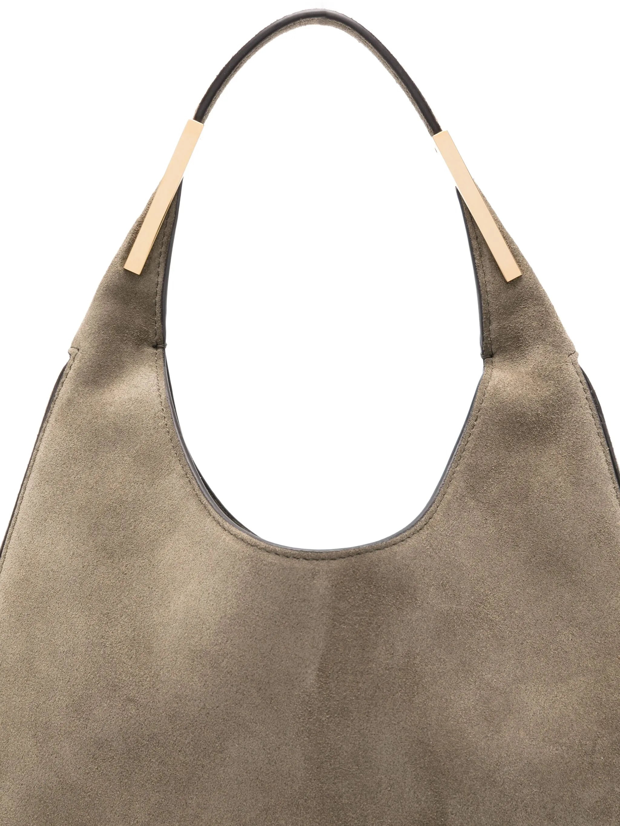Savette Small Florence Suede Gold-tone Top-handle Shoulder Bag - 3
