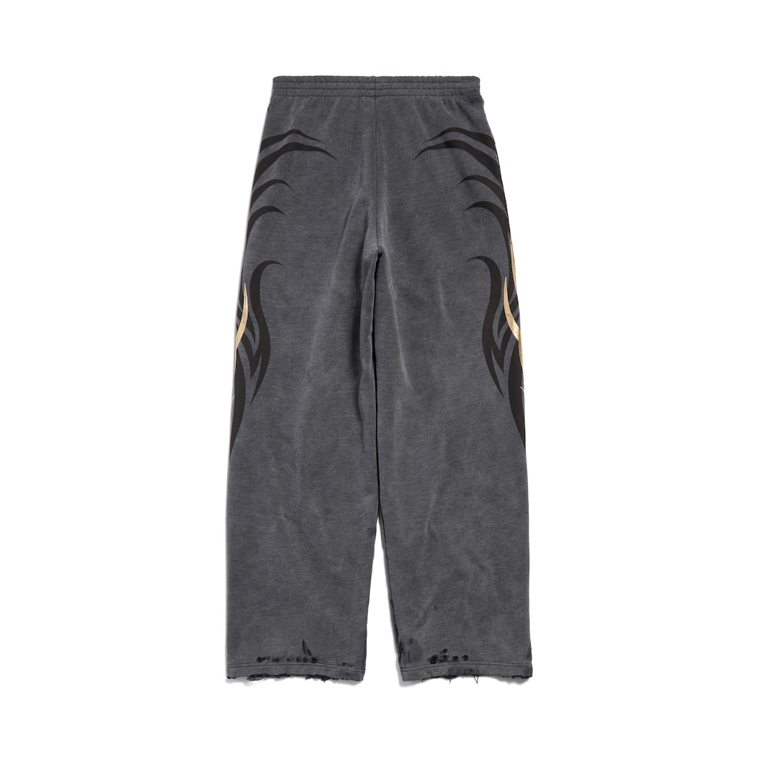 Men's Tacky Gold Baggy Sweatpants in Black - 6