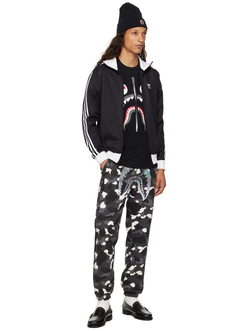 A BATHING APE® Black City Camo Shark Sweatpants outlook