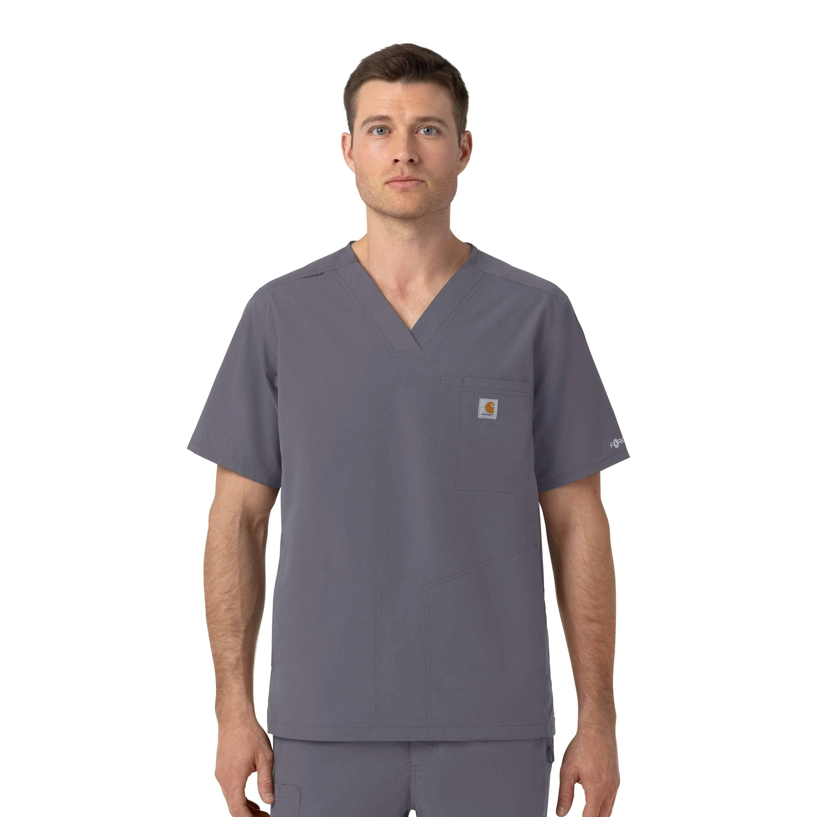 Rugged Flex FLD Ripstop V-Neck Scrub Top - 1