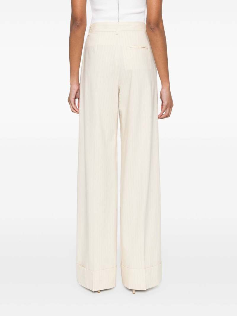 Nathaniel pinstripe wide-leg trousers 4