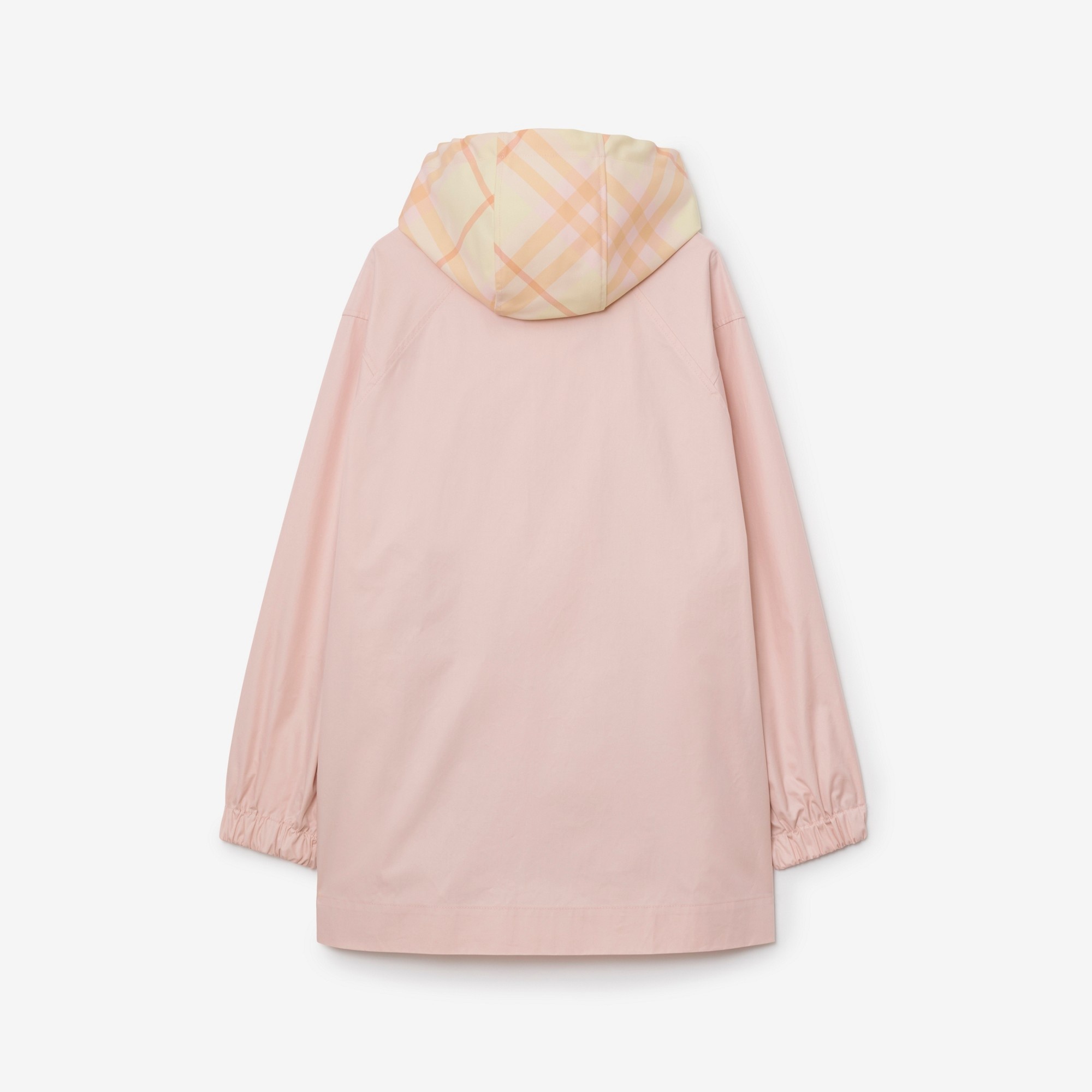 Check Hood Gabardine Parka - 5