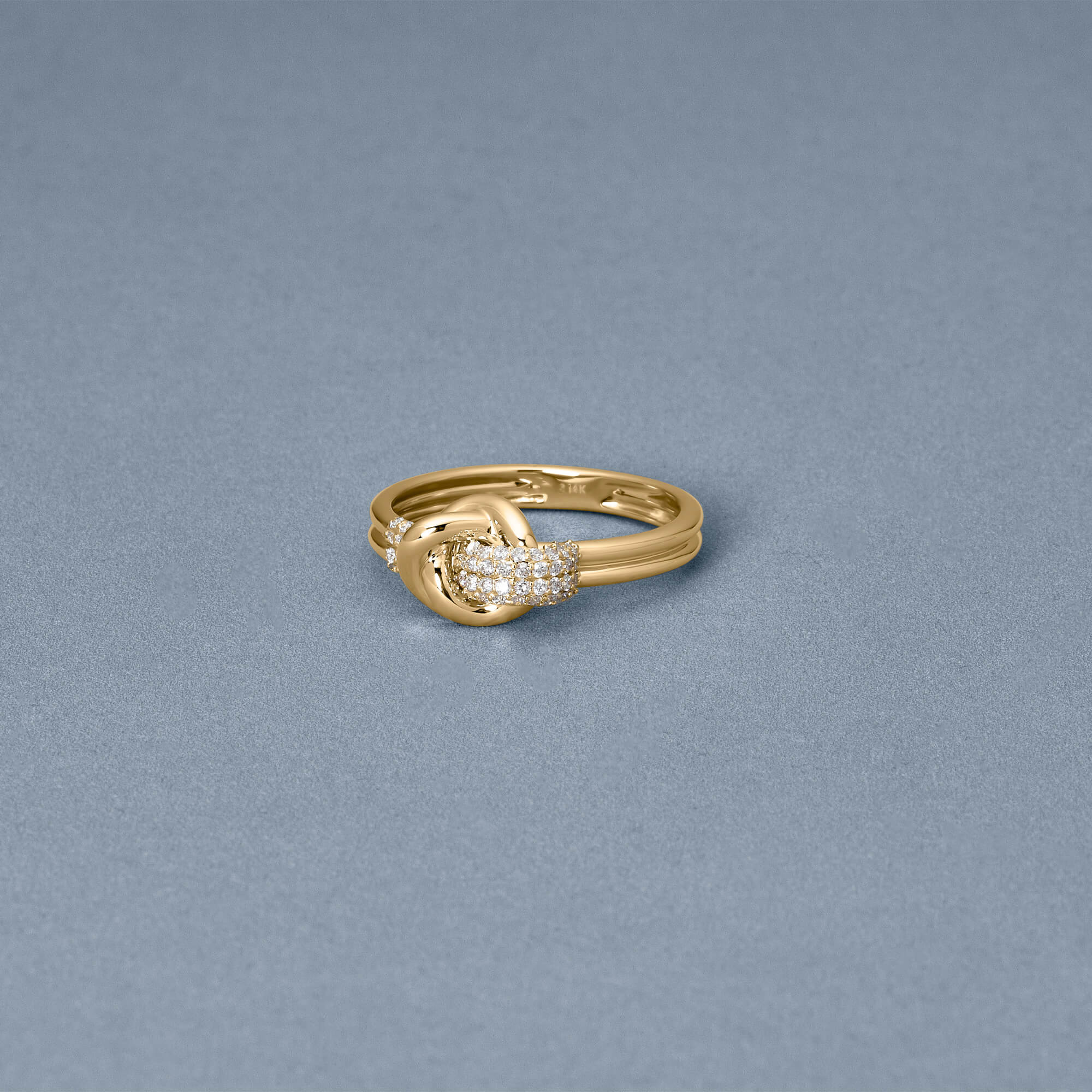Diamond Forme Knot Ring - 6