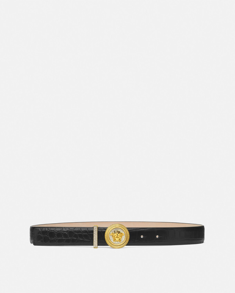 Medusa Biggie Croc-Effect Belt 1.2" / 3 cm - 1