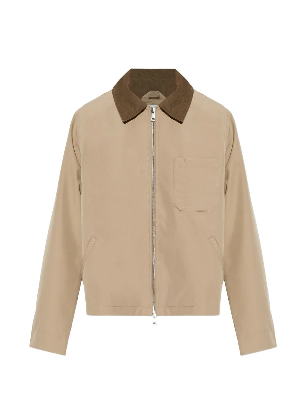Sarobinson corduroy-collar jacket - 1