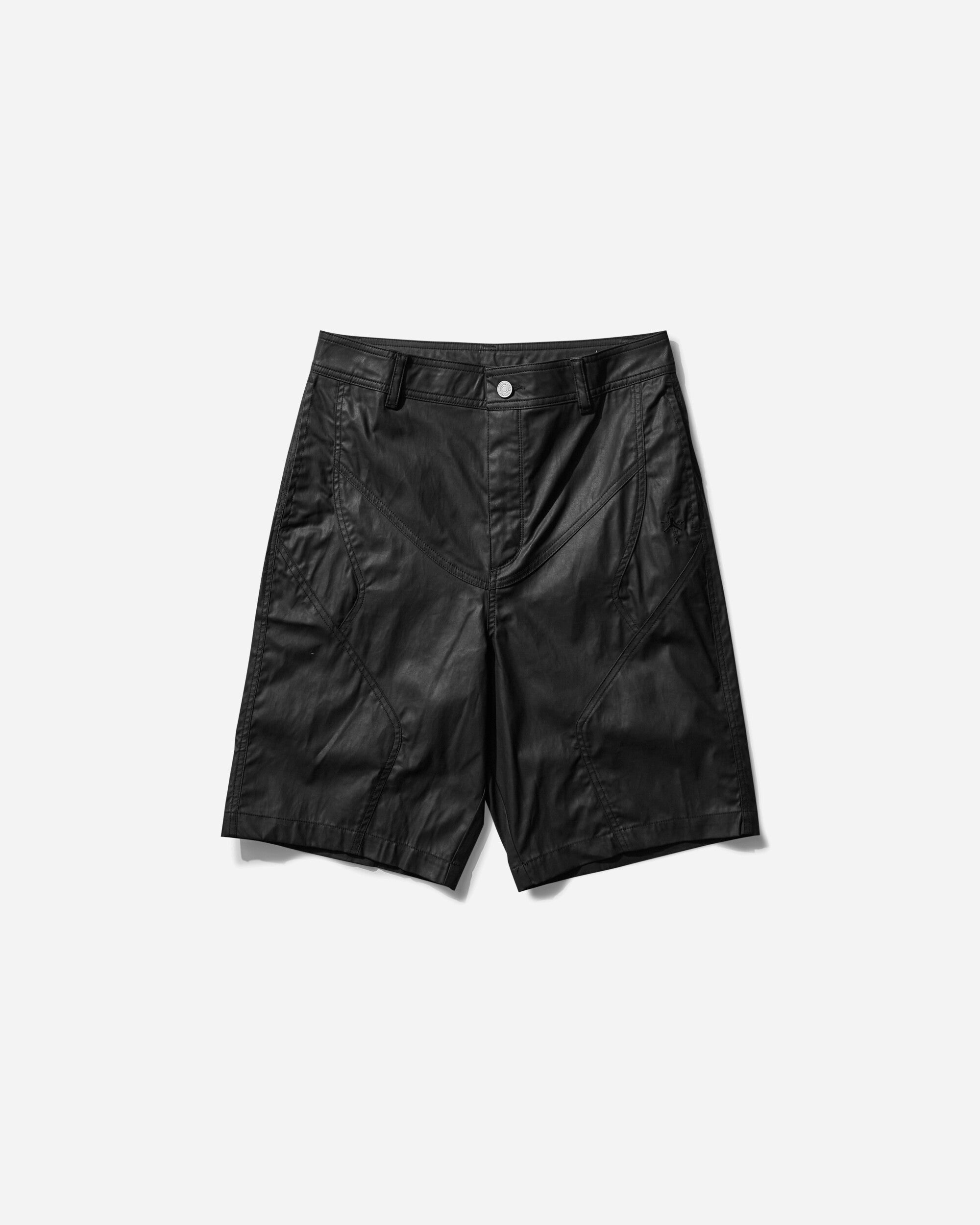 Men's Travis Scott Waxed Shorts Black - 1