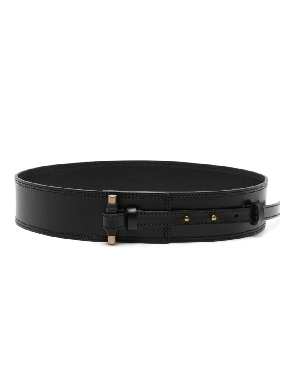 Vigo buckled leather belt - 1