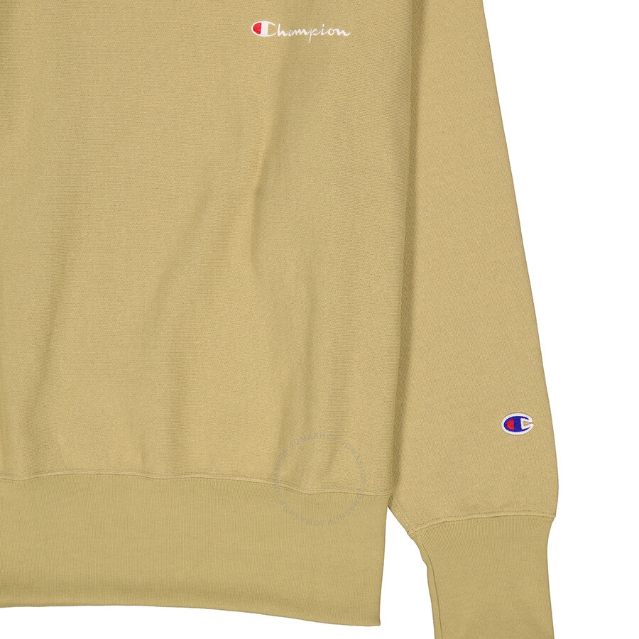 Champion Sand Reverse Weave Script Logo Crew Sweatshirt - 7