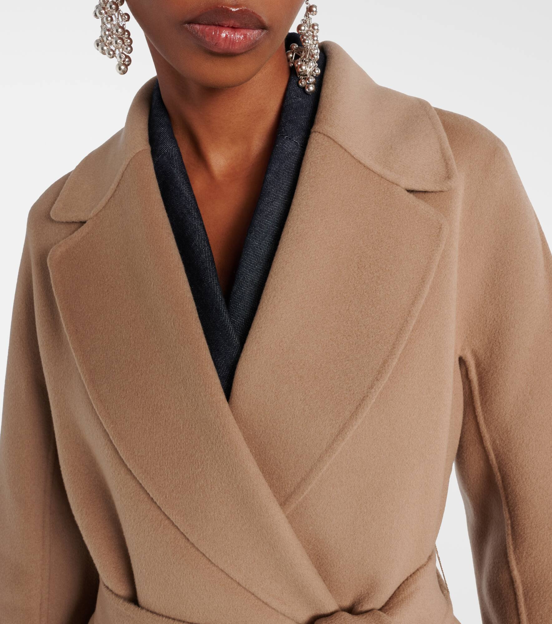 Enzo virgin wool wrap coat - 4