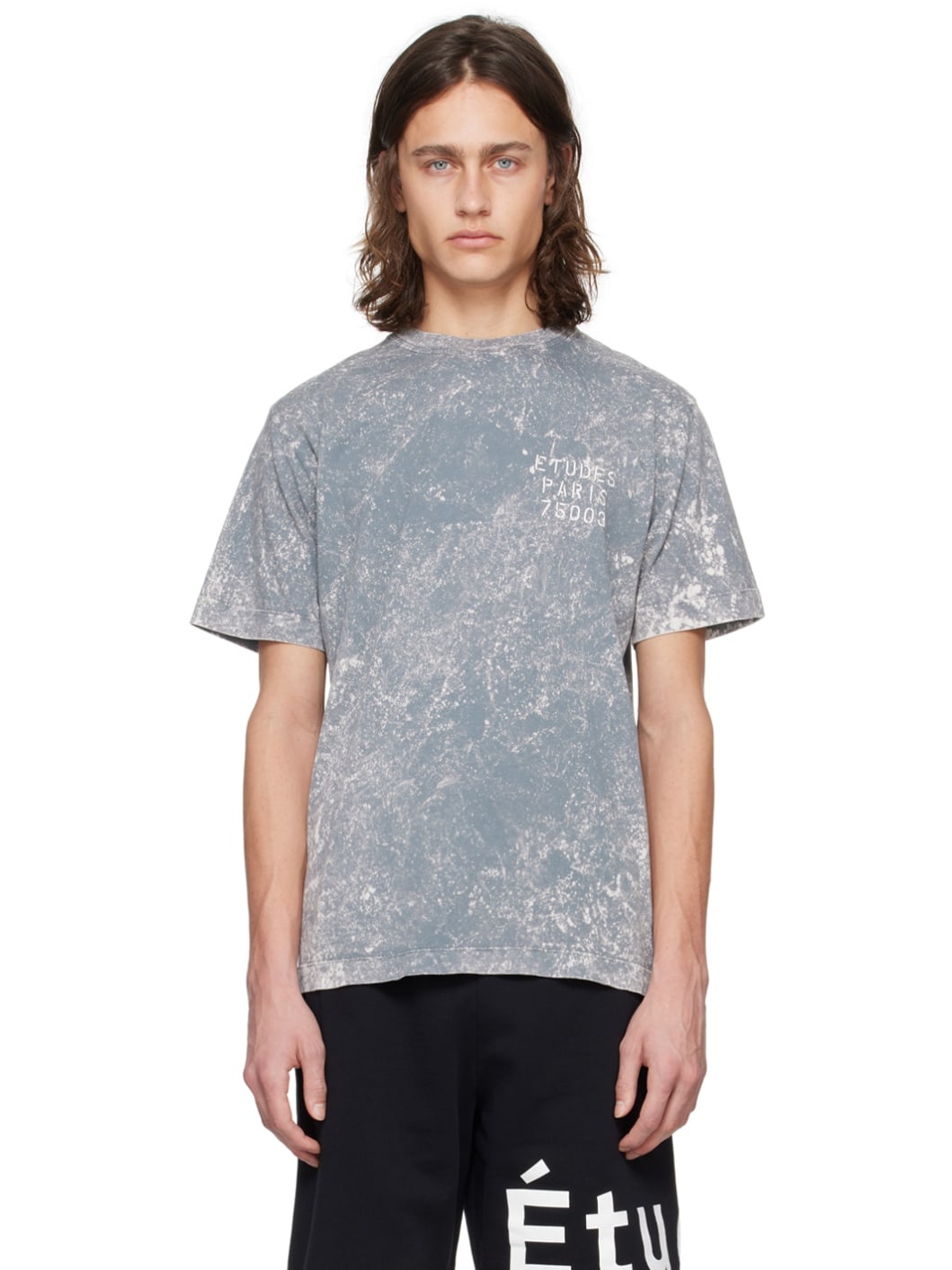 Gray Wonder Small Stencil T-Shirt - 1
