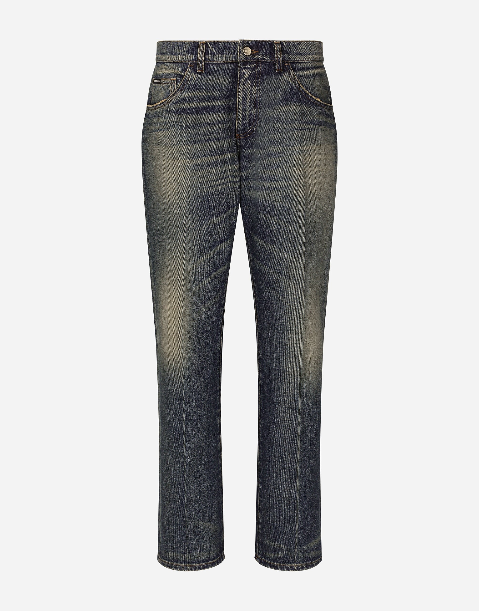 Classic blue denim jeans - 1