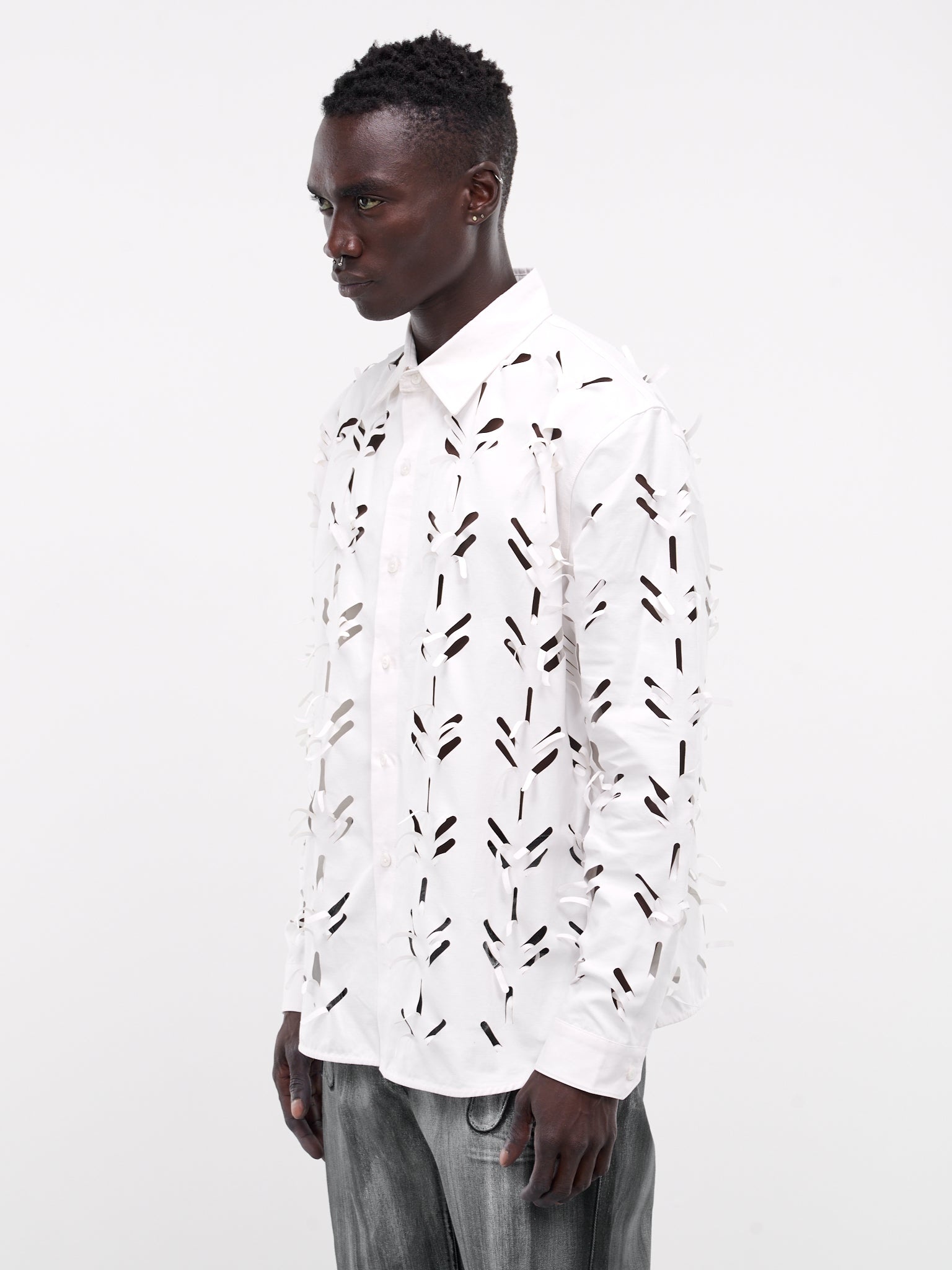 Laser-Slashed Shirt - 2