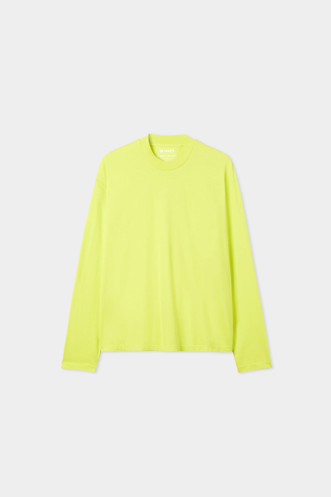 DWYW LONGSLEEVE T-SHIRT / acid green - 1