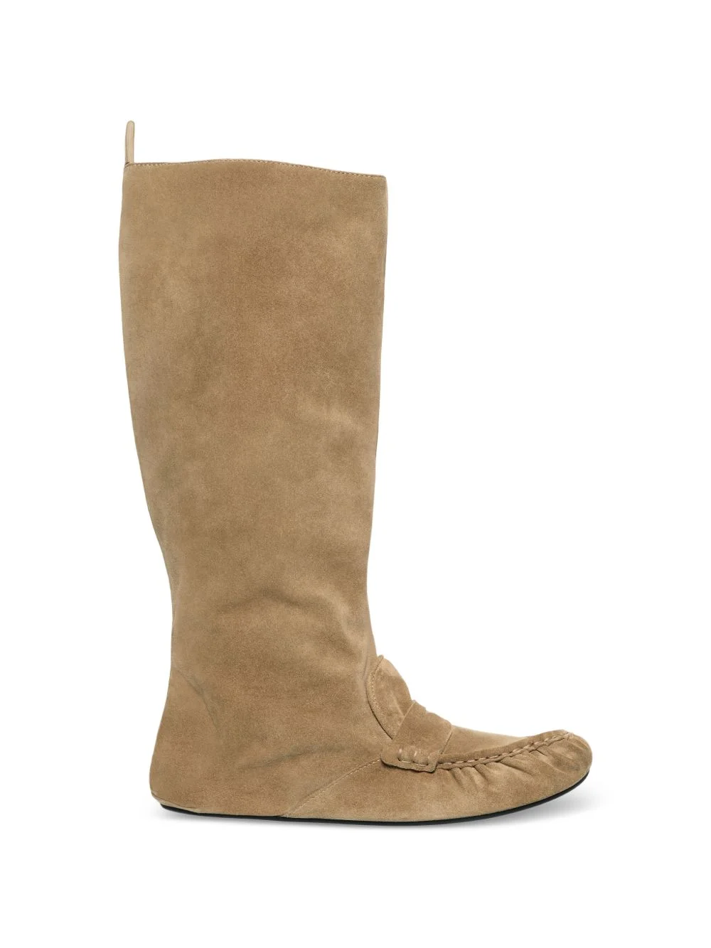 Slouch toe-detail boots - 1