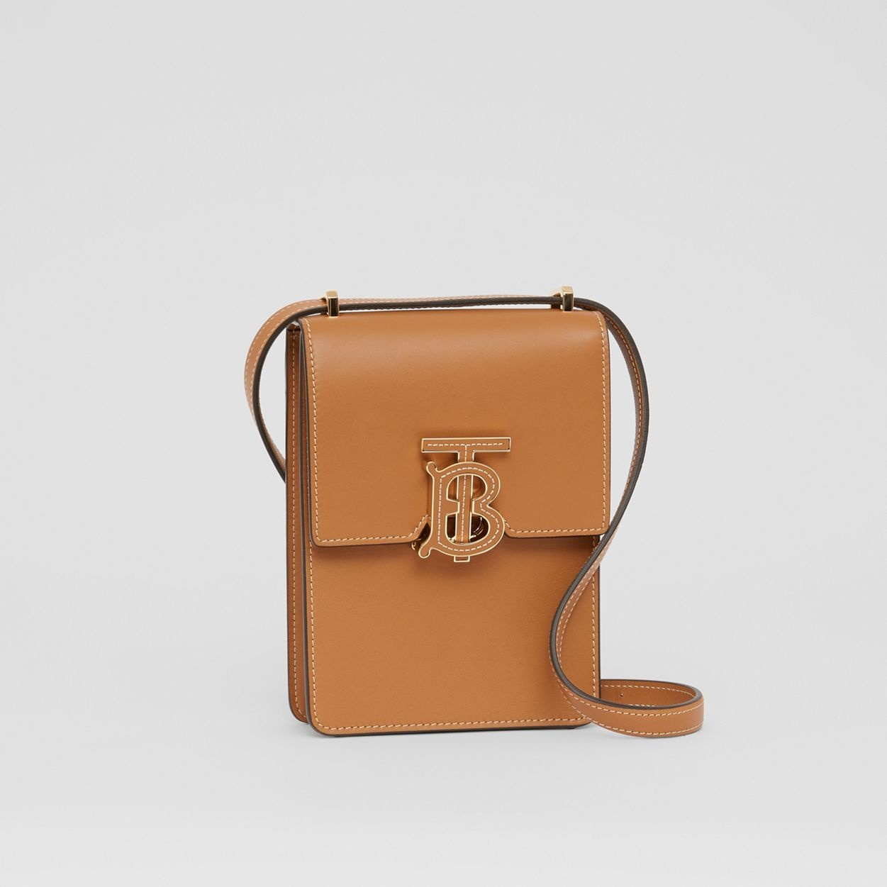 Topstitched Leather Robin Bag - 7