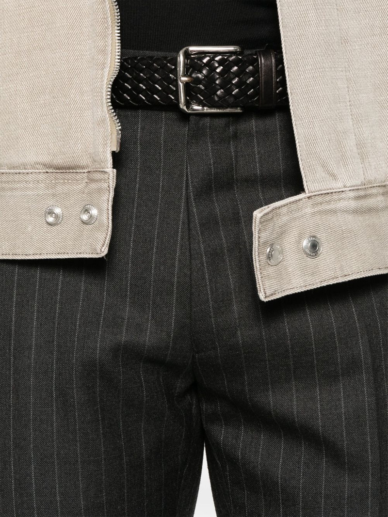 striped straight-leg trousers 5