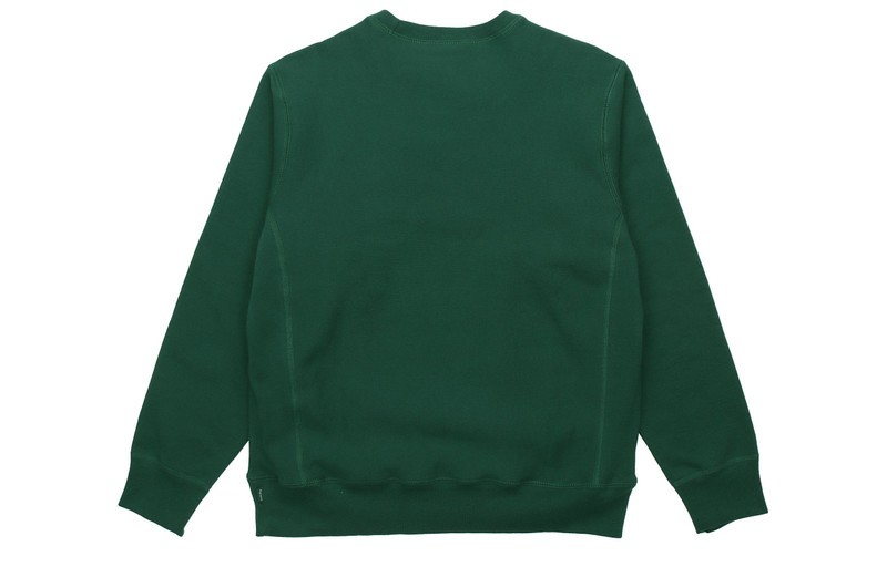 Supreme Supreme FW18 Box Logo Crewneck Dark Green Classic Round Neck Pullover Unisex SUP-FW18-1073 outlook