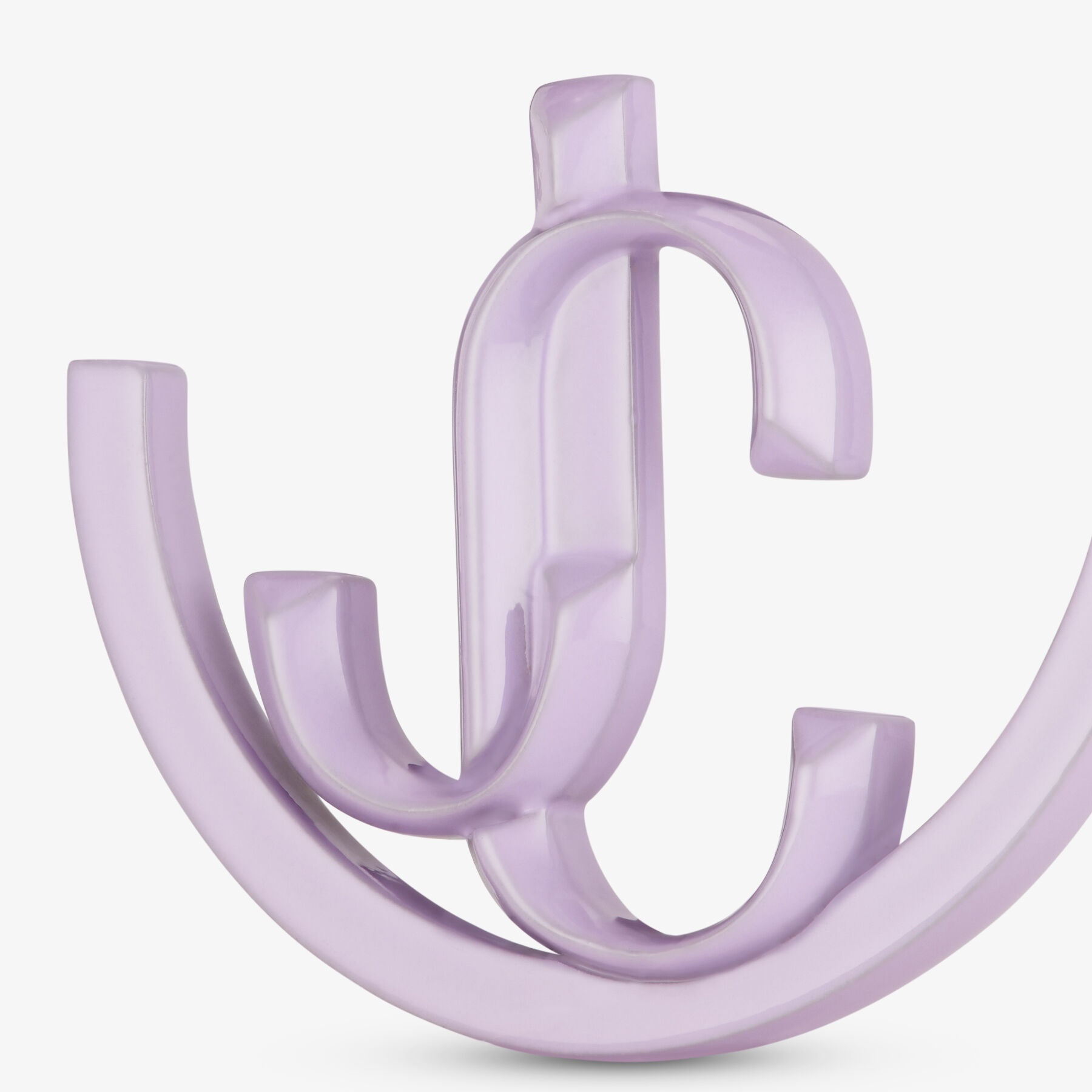 JC Monogram Hoops
Wisteria Metal with Enamel-Finish Monogram Hoop Earrings - 5