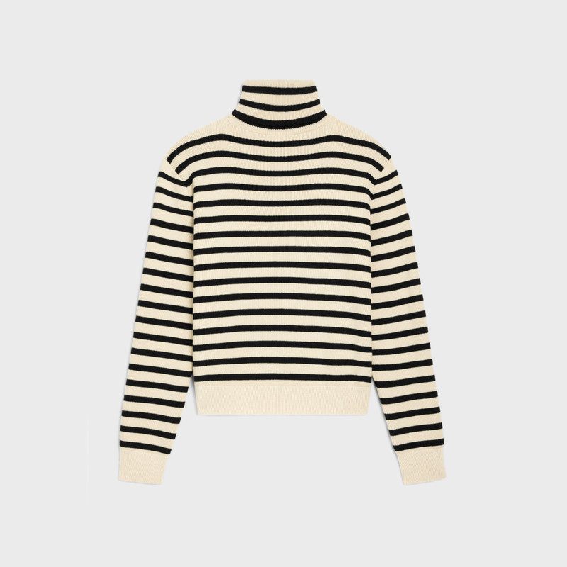 CELINE turtleneck sweater in heritage cashmere outlook