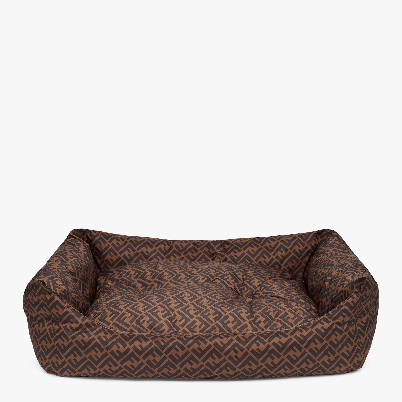 Brown nylon dog bed - 1