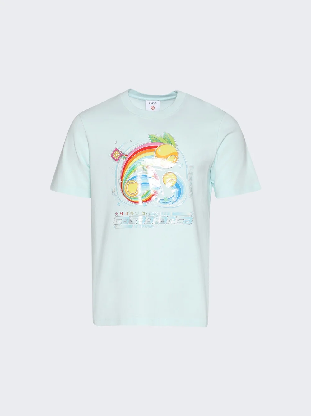 Manga Tennis Ball Tee Pale Blue - 1
