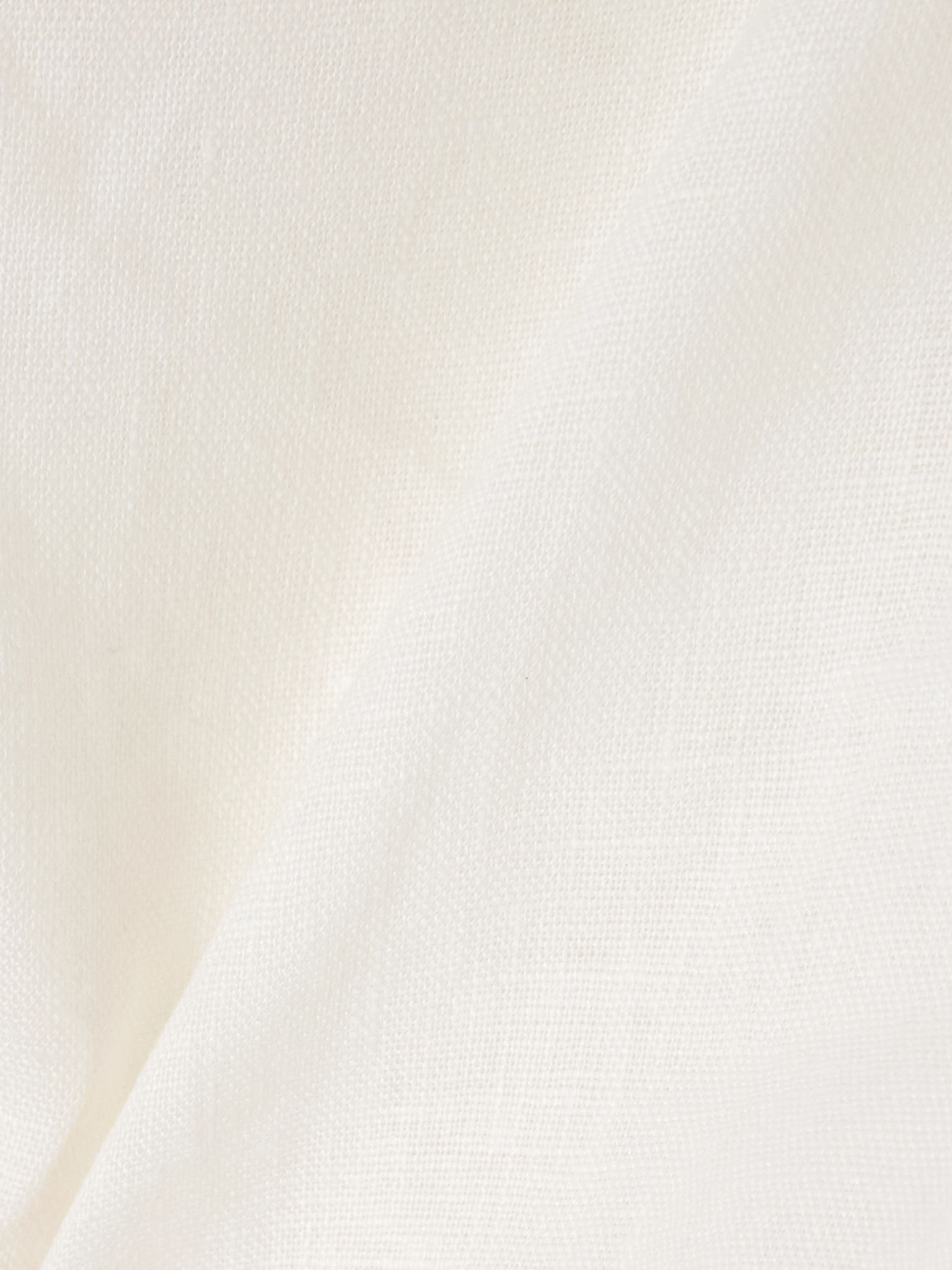 Suis off-the-shoulder draped linen top White - 5