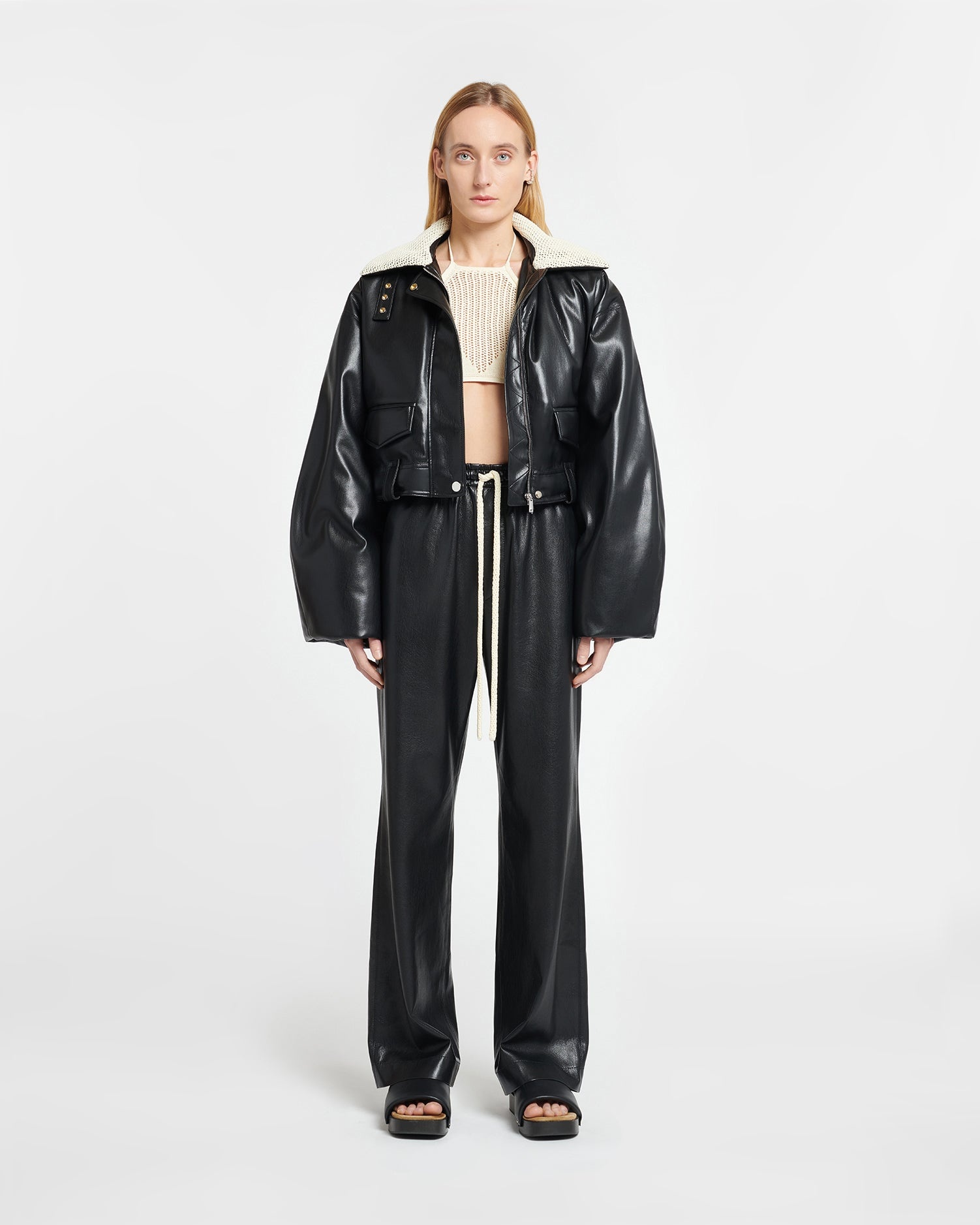 Okobor™ Alt-Leather Bomber Jacket - 4