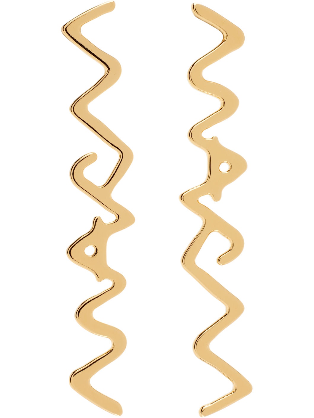 Gold Marni Symbol Earrings - 1