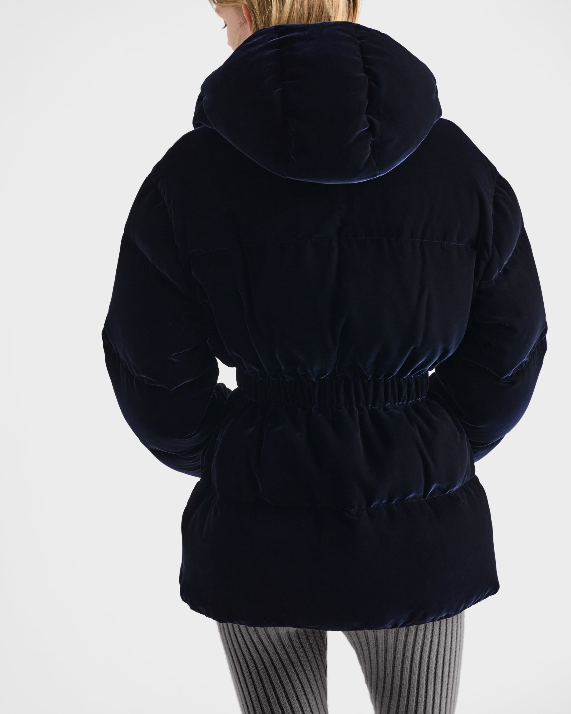 Velvet down jacket - 6
