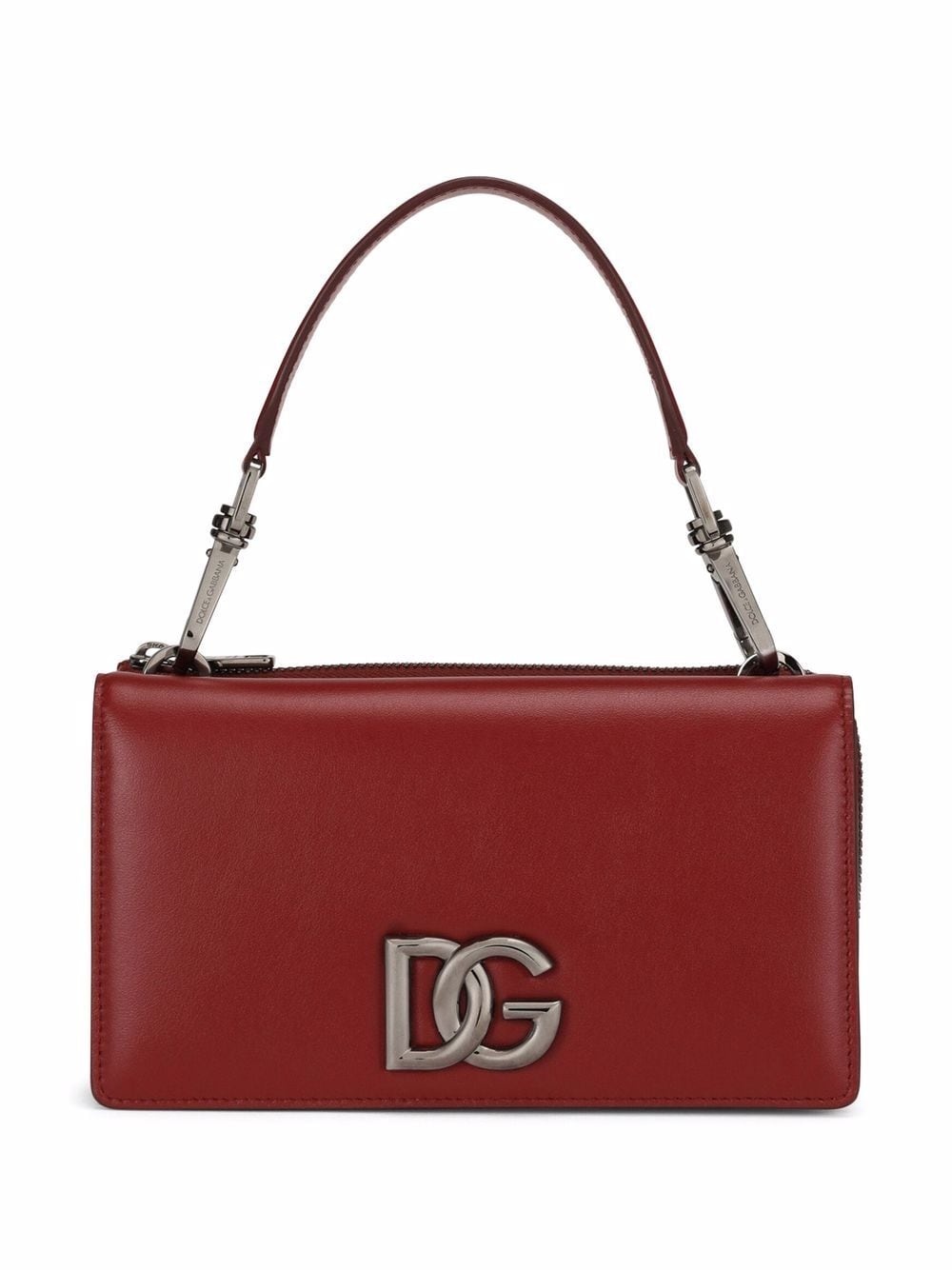 logo-plaque shoulder bag - 1