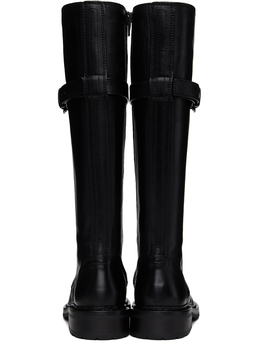 Black High Danny Tall Boots - 2