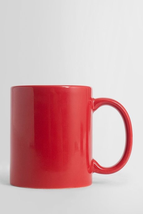 Palm angels men's red logo ceramic mug - 2