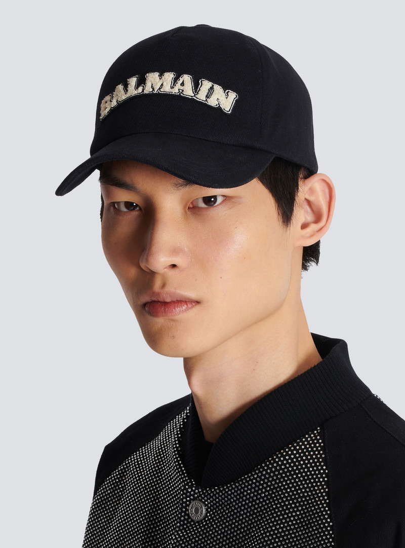 Embroidered Balmain cap 6