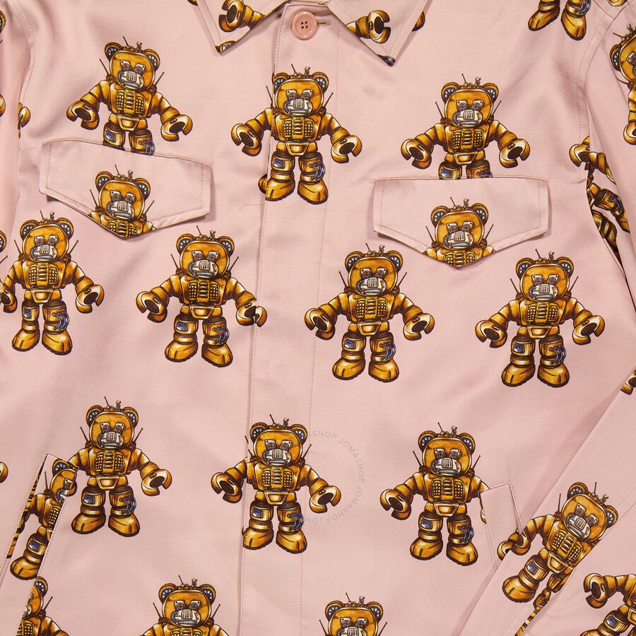 Moschino Pink Robot Bear Jacket - 7