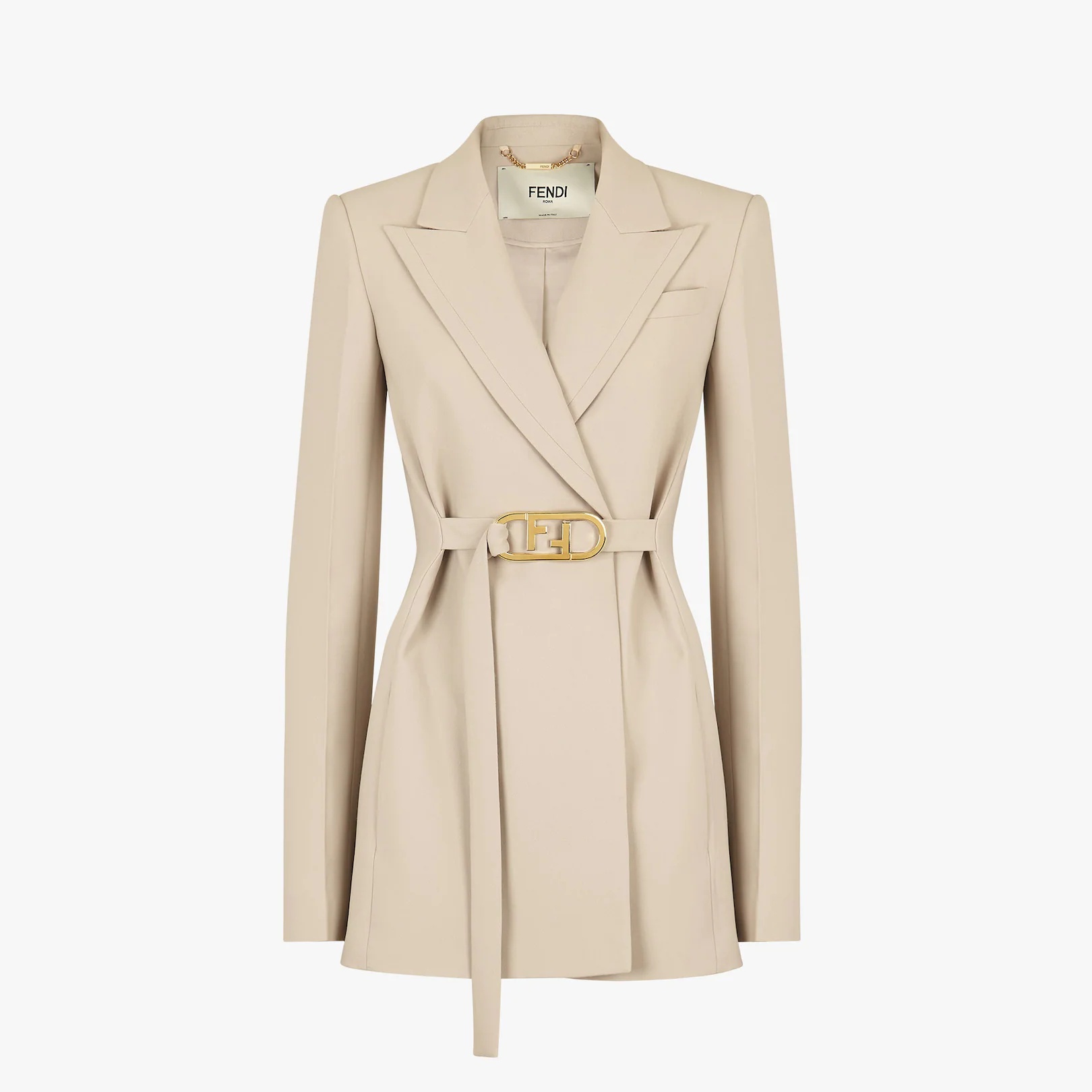 Beige cady blazer - 1