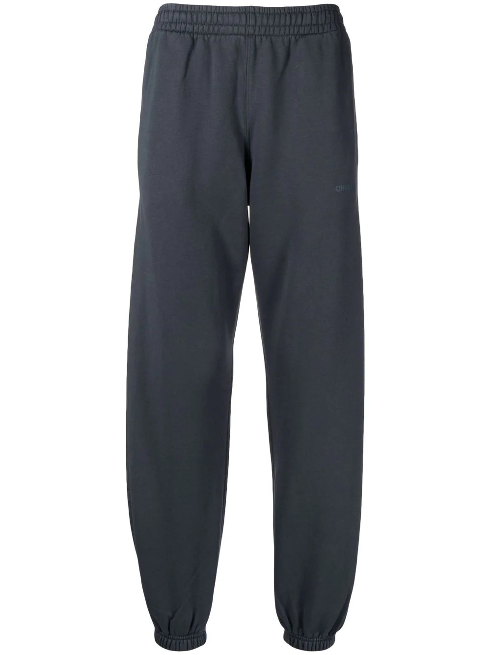 logo-print cotton track pants - 1