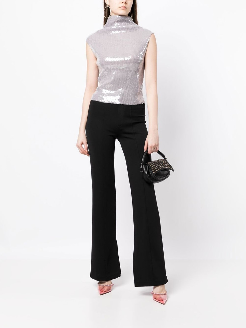 16ARLINGTON Luna sequin-embellished top outlook
