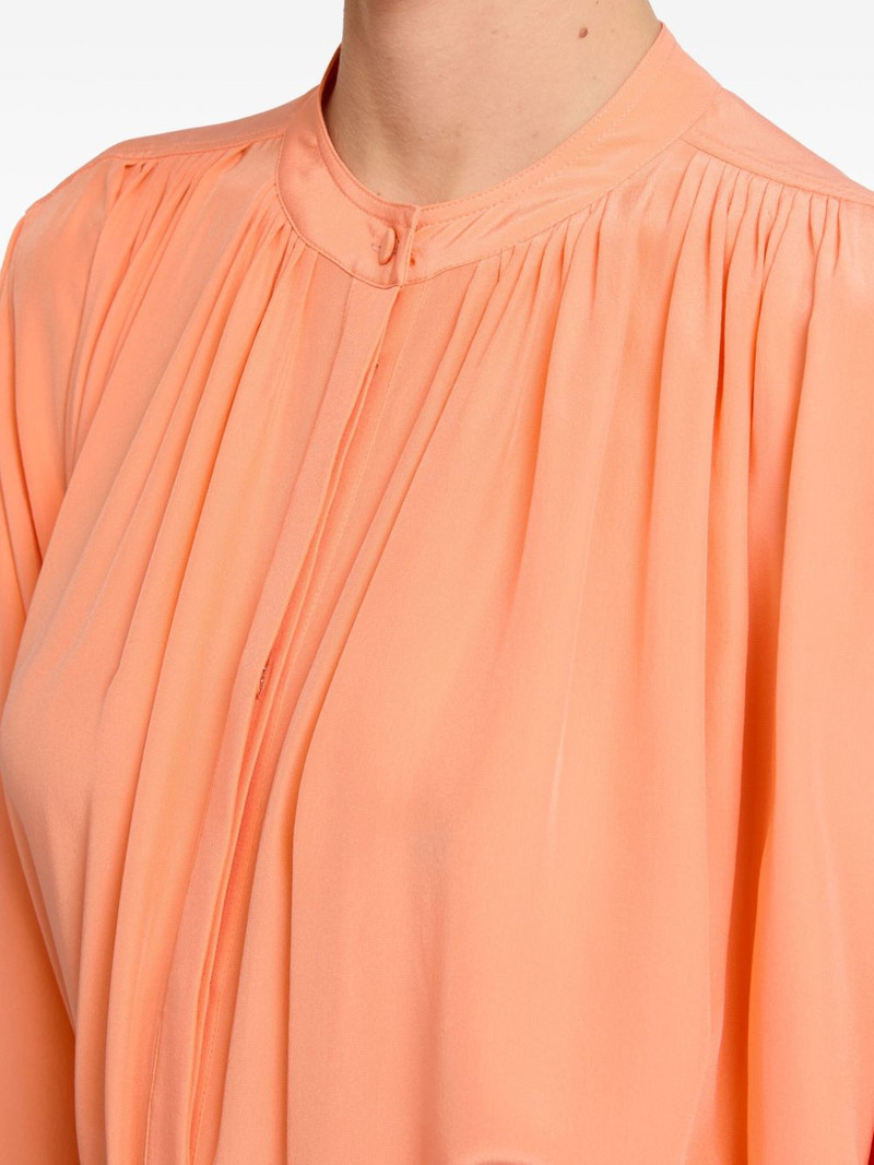 pleated silk shirt 5