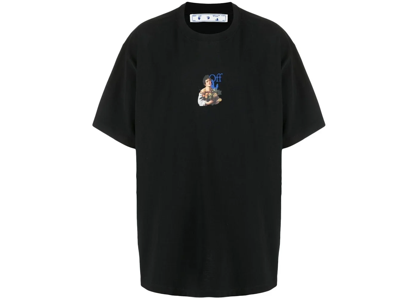 OFF-WHITE Caravaggio Boy T-shirt Black/Blue - 1