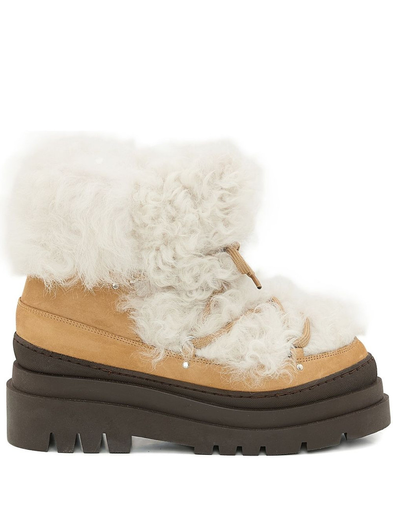 shearling platform boots 1