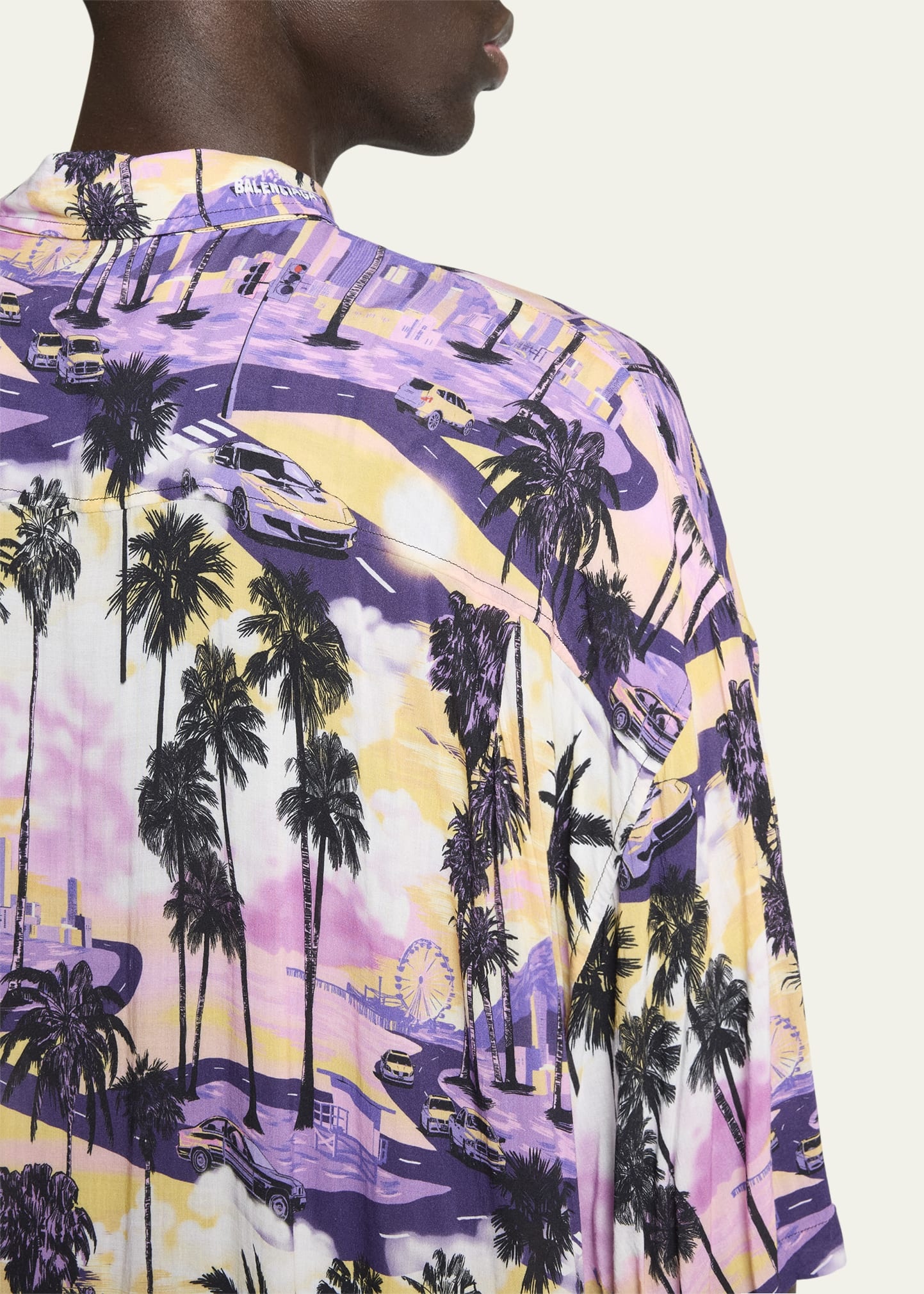 Men's Viscose Hawaiian Camp Shirt - 5