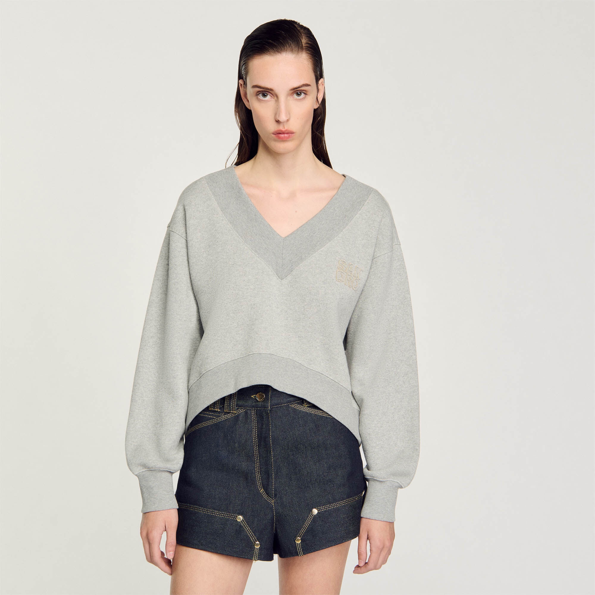 CROPPED SWEATSHIRT - 5