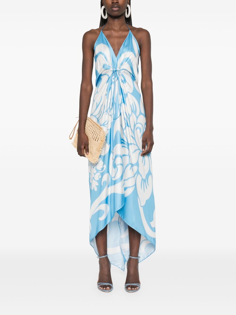 graphic-print dress - 2