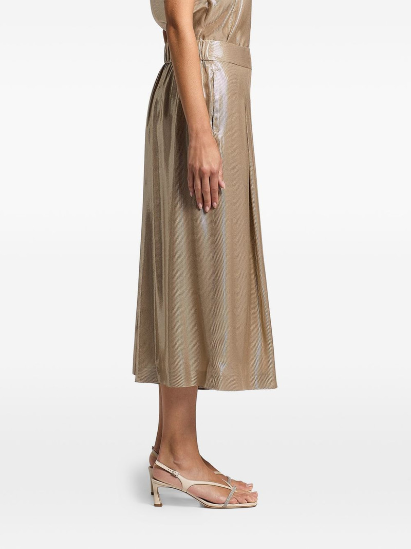 lamé twill trousers 1